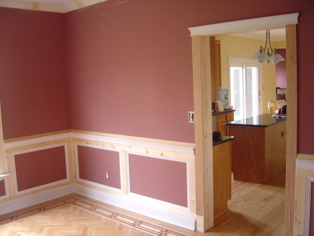 interior painting trim molding baseboard ceiling walls